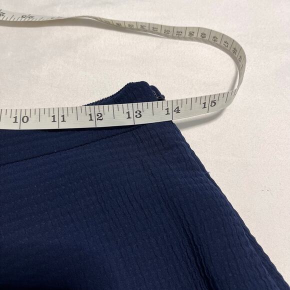 Reiss Hannah knitted flippy skirt a line style navy blue women’s size US 6 - Picture 2 of 7